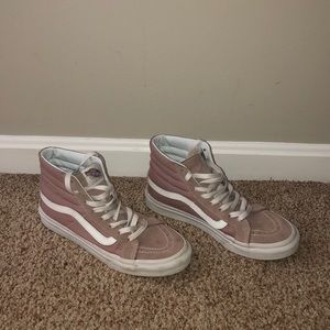 Vans Sk8-Hi Fawn Mauve Skate Shoes